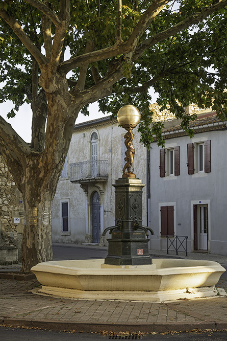 Classic fountain in main square